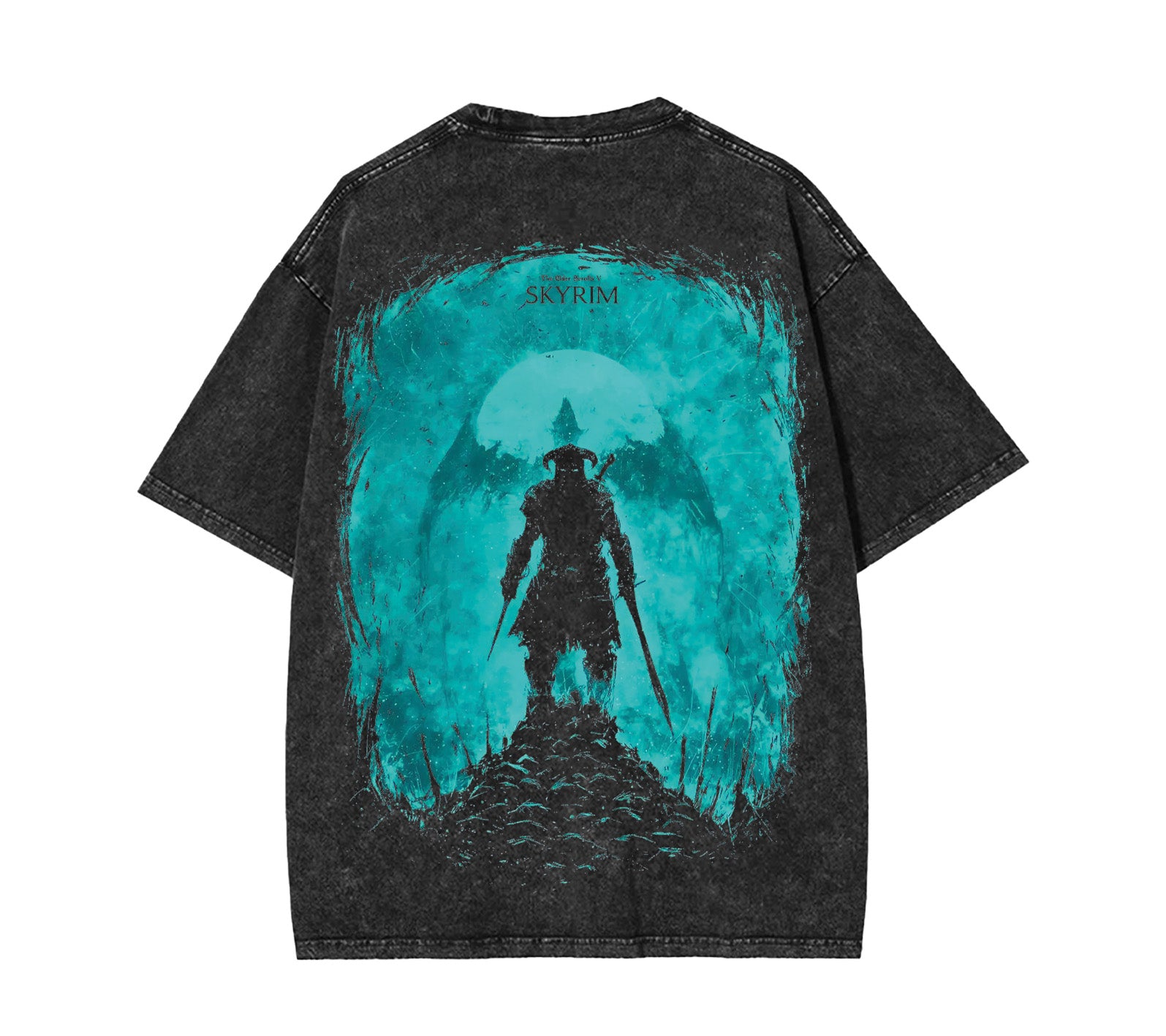 Skyrim Elder Scrolls Oblivion Vintage Washed Tee [TPR] - Image 3